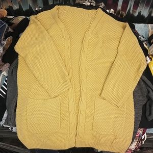 Mustard cardigan